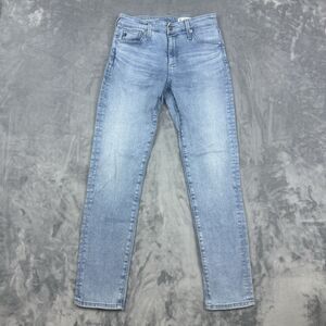 Adriano Goldschmied Anthropologie High Rise Stevie Ankle Slim Straight Jeans 27